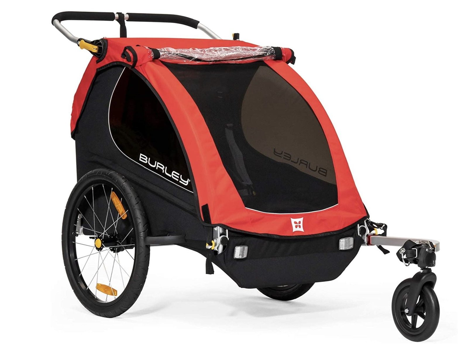 Los mejores remolques para bicicleta 2023 12 Burley Honey Bee Remolque para niños biplaza