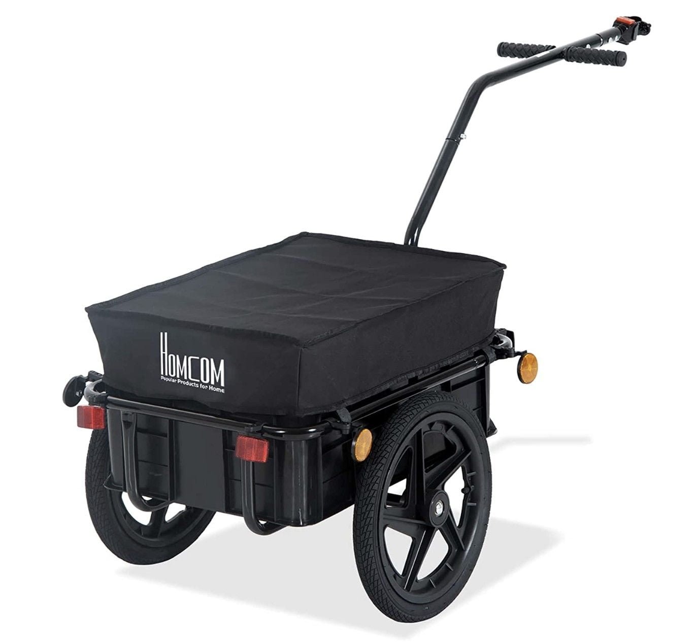 Los mejores remolques para bicicleta 2023 39 HOMCOM Remolque de Bicicleta para Carga