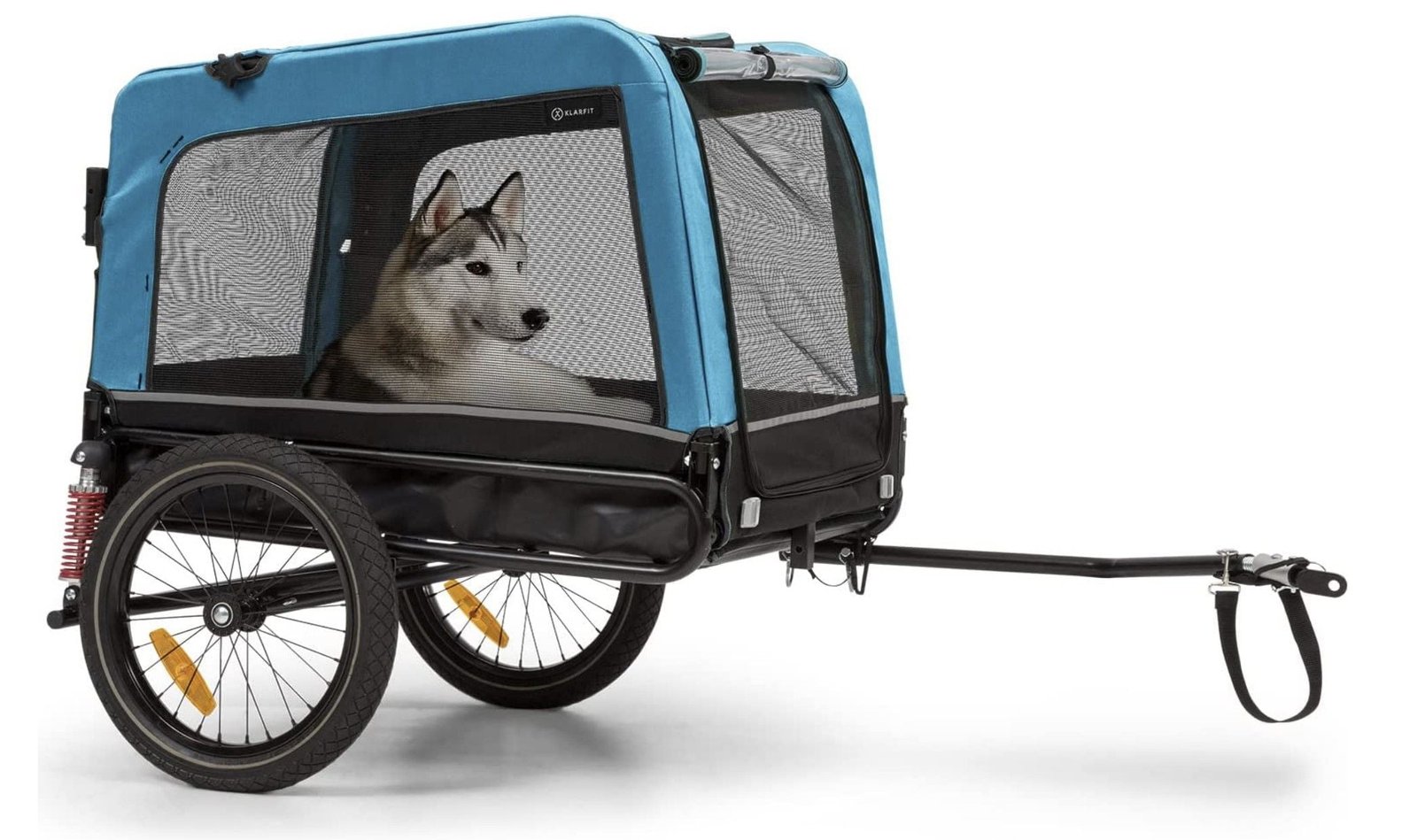 Los mejores remolques para bicicleta 2023 25 Klarfit Husky City carrito de bicicleta para perros